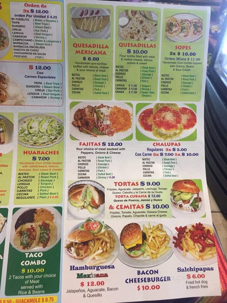 Taqueria Mi Pueblito - Hampton Bays, NY menu_pic