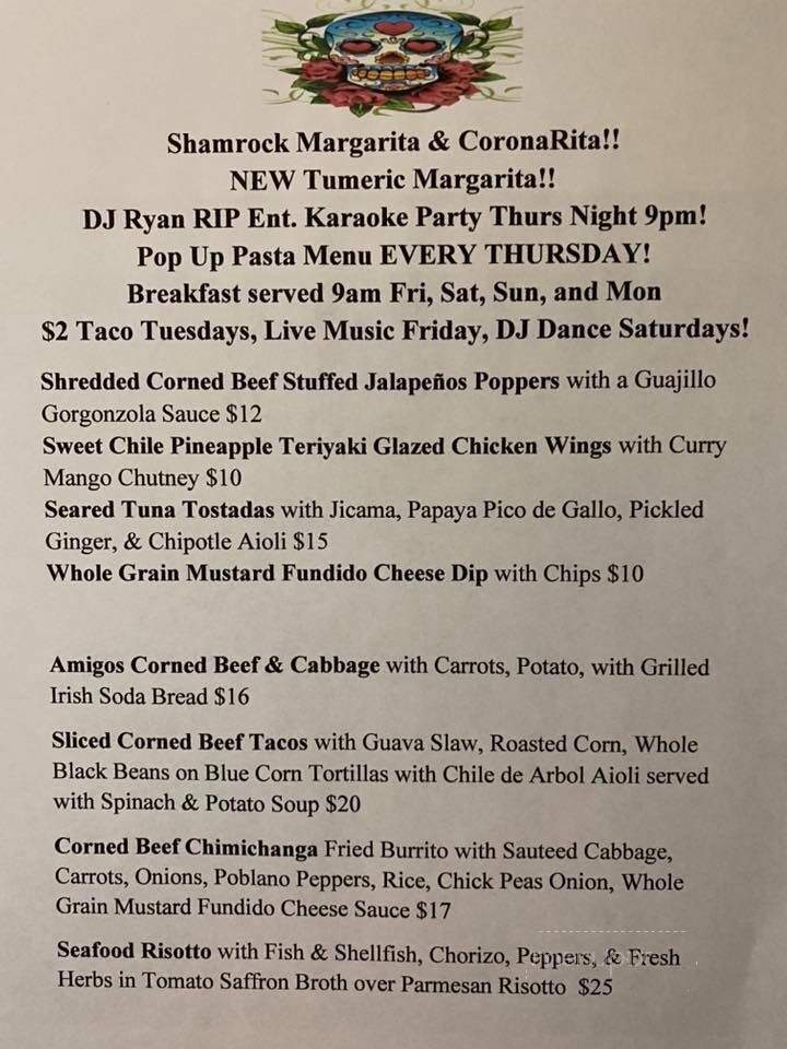 Amigos Taqueria y Tequila - Westerly, RI menu_pic