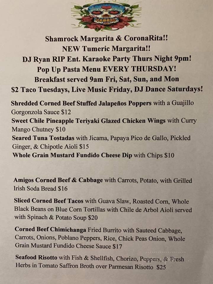 Amigos Taqueria y Tequila - Westerly, RI menu_pic
