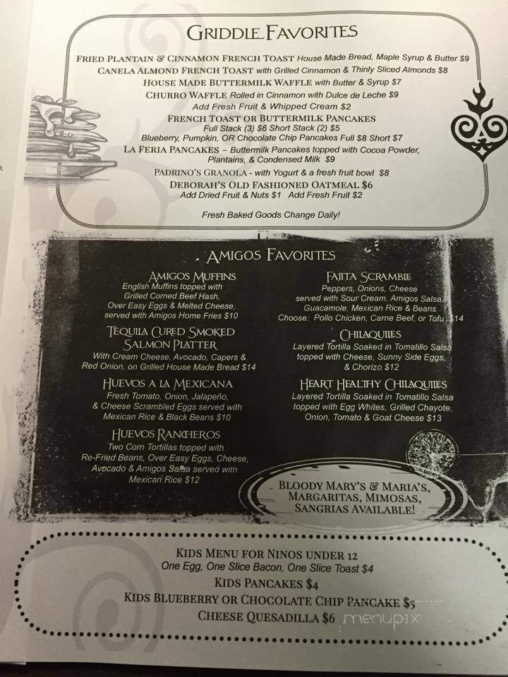 Amigos Taqueria y Tequila - Westerly, RI menu_pic