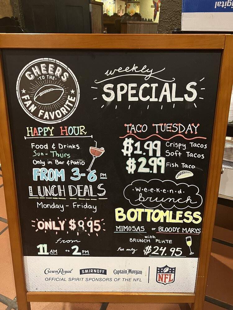 Don Ricardos Bar & Grill - Arcadia, CA menu_pic