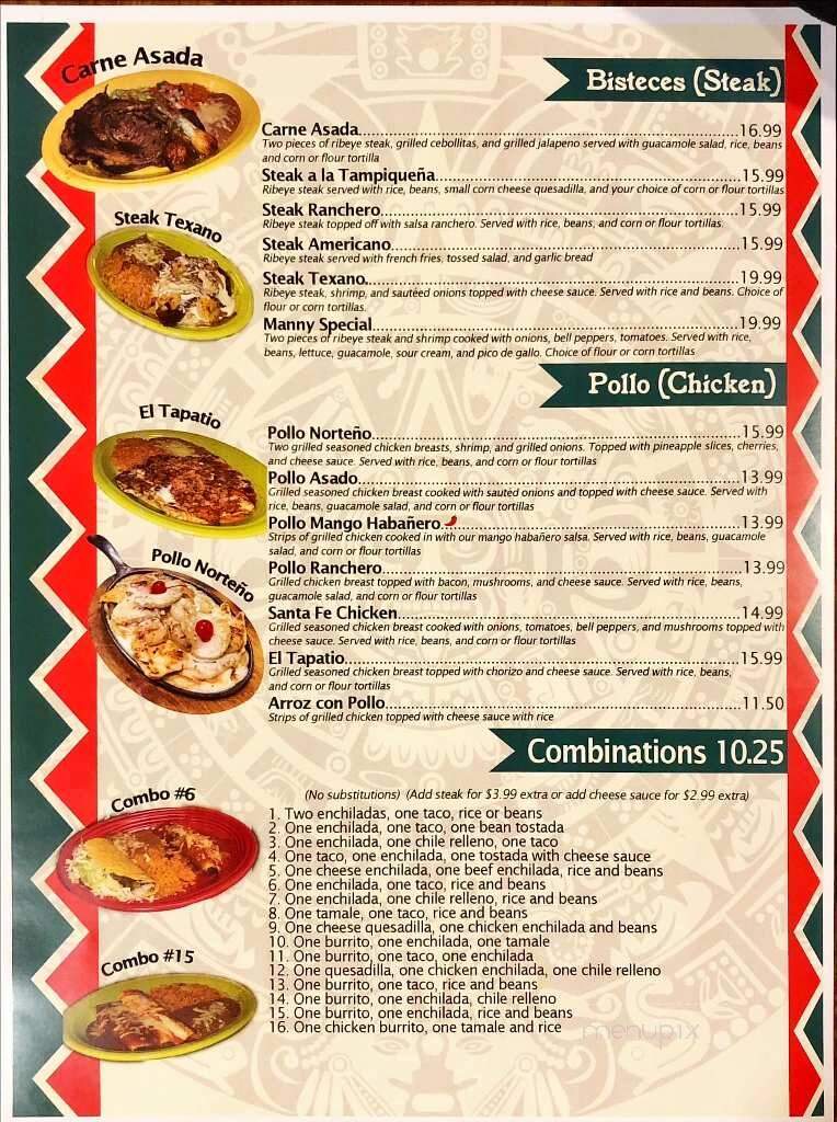 Fiesta Cancun Authentic Mexican Restaurants - Roscoe, IL menu_pic