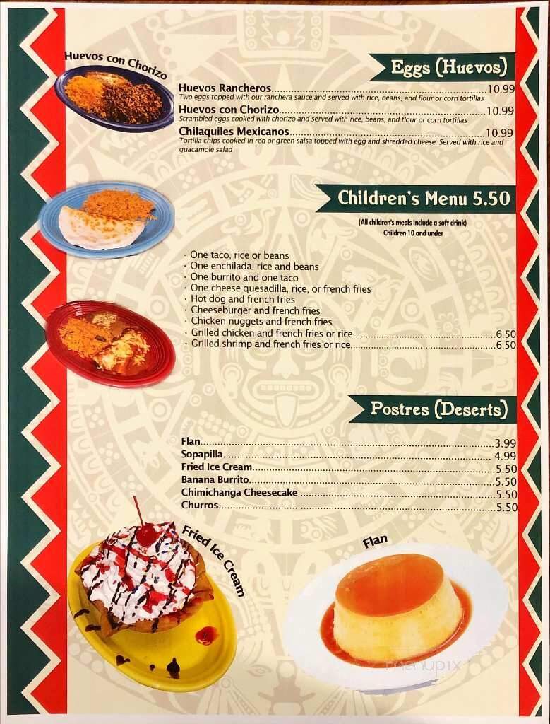 Fiesta Cancun Authentic Mexican Restaurants - Roscoe, IL menu_pic