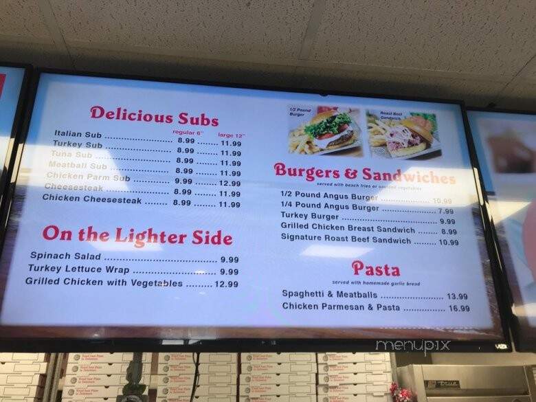 Grotto Pizza - Bethany Beach, DE menu_pic
