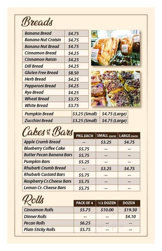 Nauvoo Family Market - Middlefield, OH menu_pic