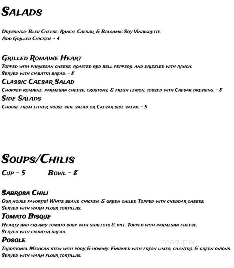 Destination Grill - Cortez, CO menu_pic