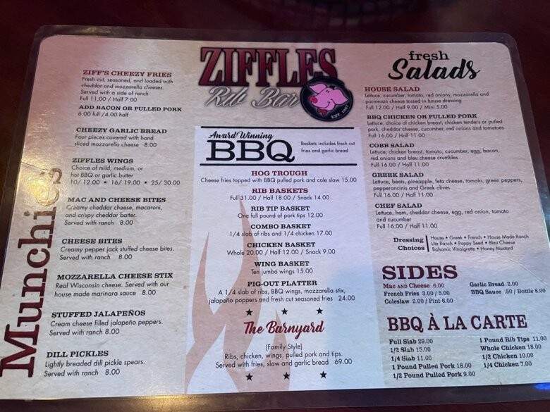 Ziffle's Rib Bar - Fort Wayne, IN