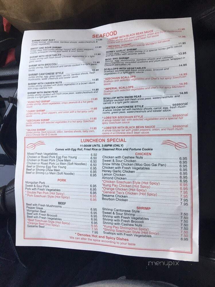 Peking Chinese Restaurant - Fort Pierce, FL menu_pic