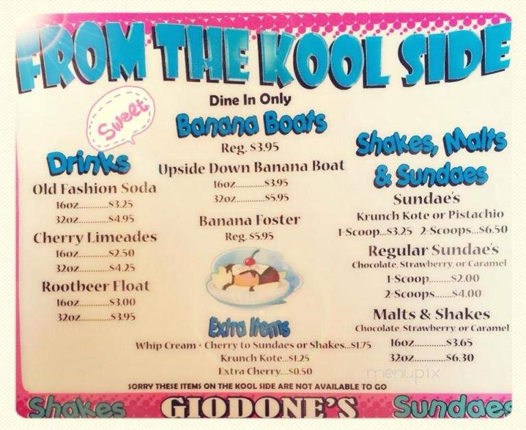 Giodone's Italian Bar & Grill - Pueblo, CO menu_pic