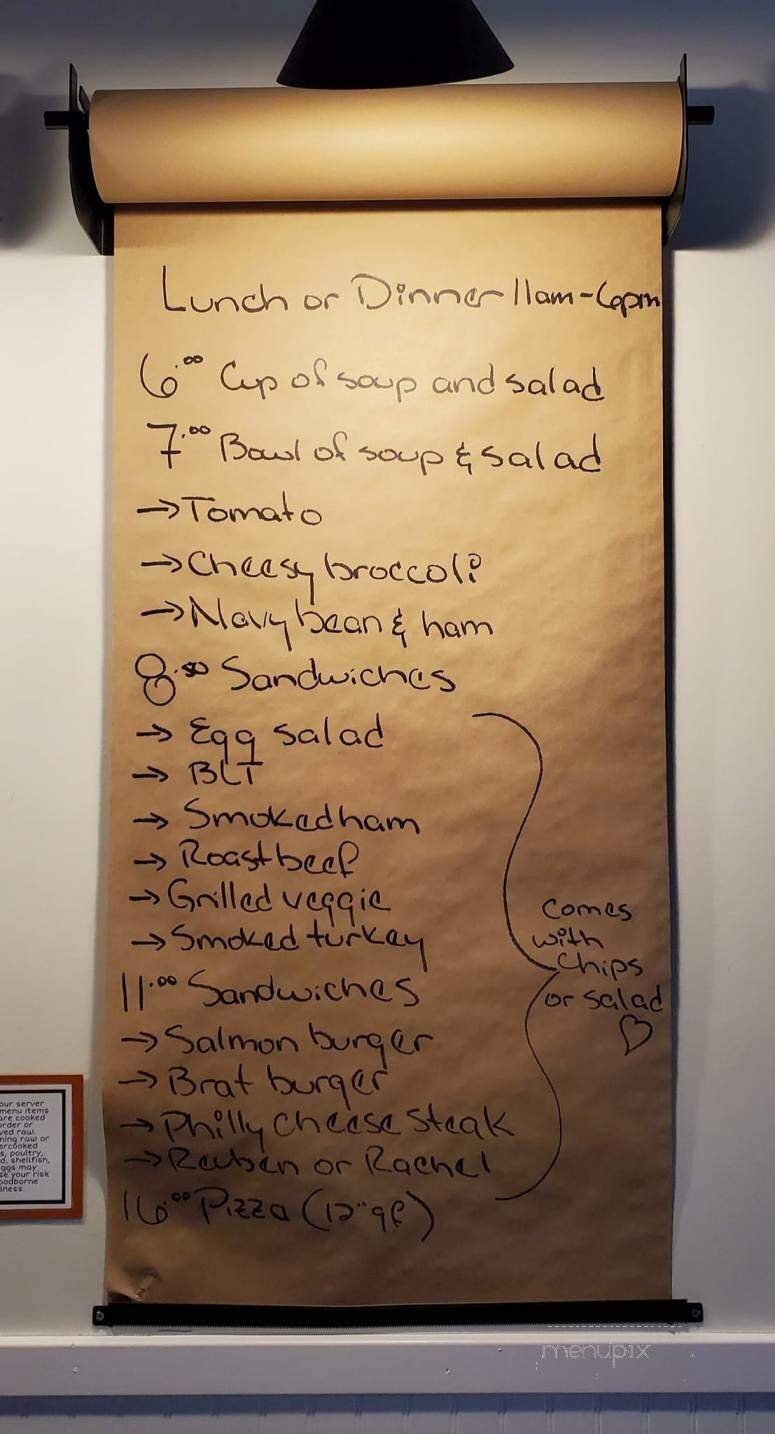 Cafe L'Anse - L'Anse, MI menu_pic