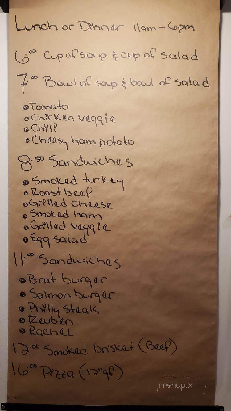 Cafe L'Anse - L'Anse, MI menu_pic