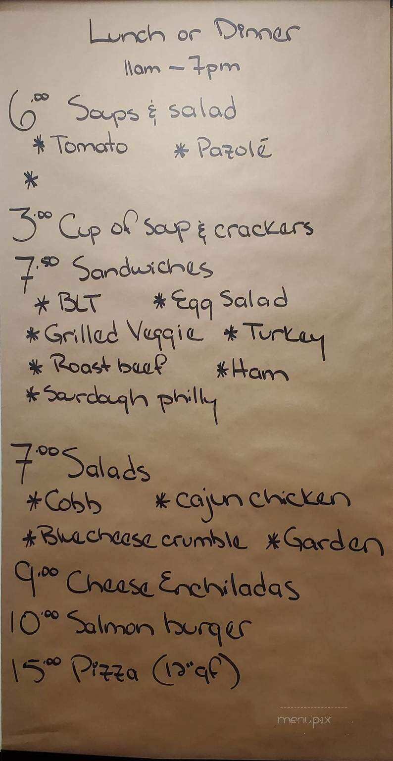 Cafe L'Anse - L'Anse, MI menu_pic