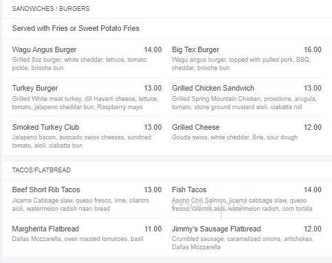 Renaissance-Richardson - Richardson, TX menu_pic