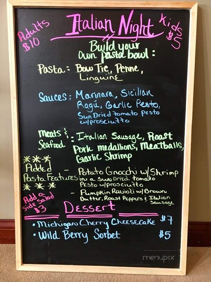 Creekside Grille - Vicksburg, MI menu_pic
