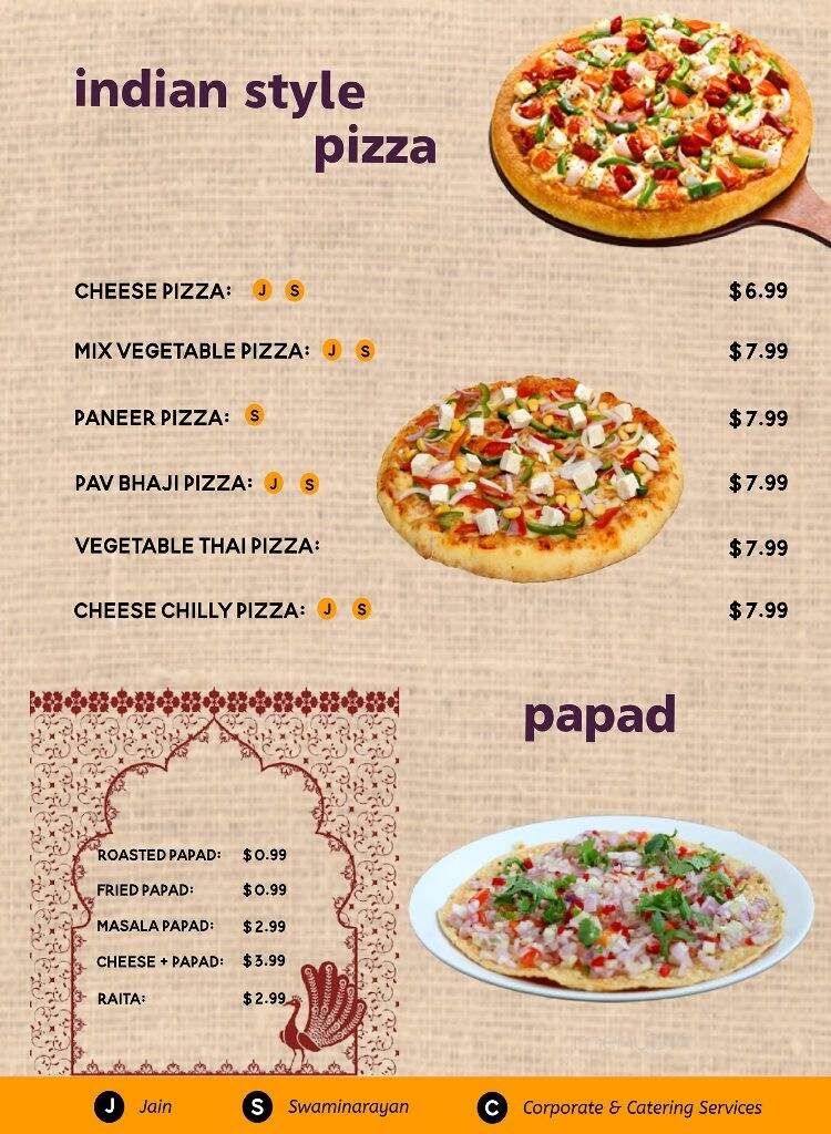Vatan Indian Vegetarian Cuisine & Bakery - East Windsor, NJ menu_pic