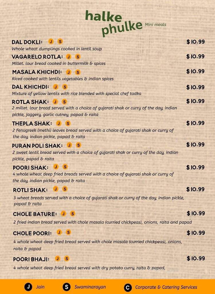 Vatan Indian Vegetarian Cuisine & Bakery - East Windsor, NJ menu_pic