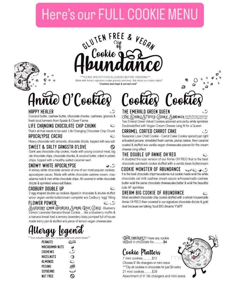 Annie O Love's Cookie Cafe - Charleston, SC