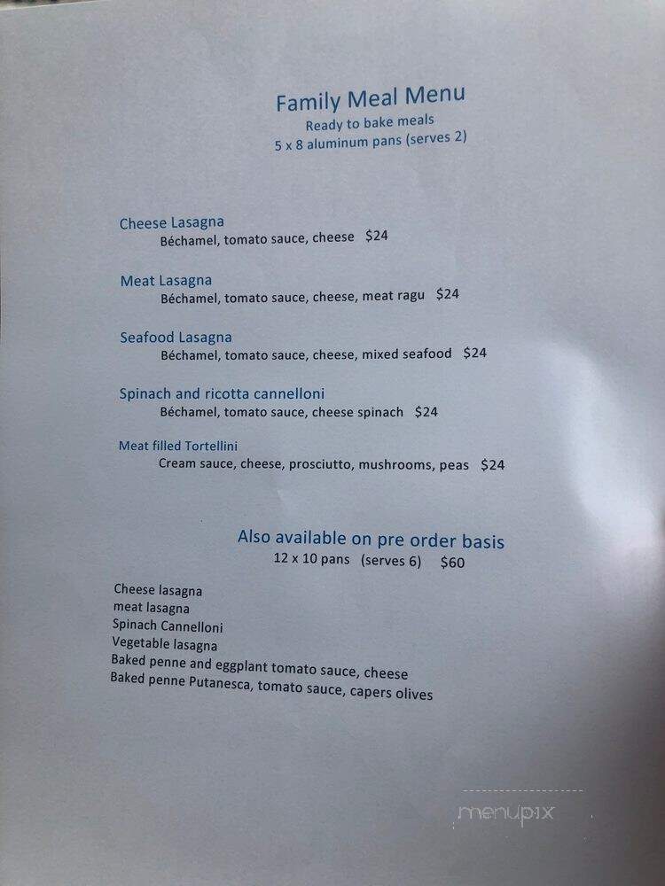 Il Pizzico - Rockville, MD menu_pic
