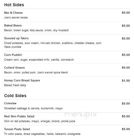 Jersey Joe's Barbecue & Grill - Garwood, NJ menu_pic