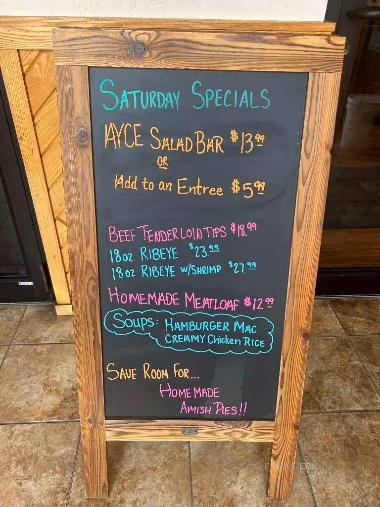 Shawano's Cafe - Shawano, WI menu_pic