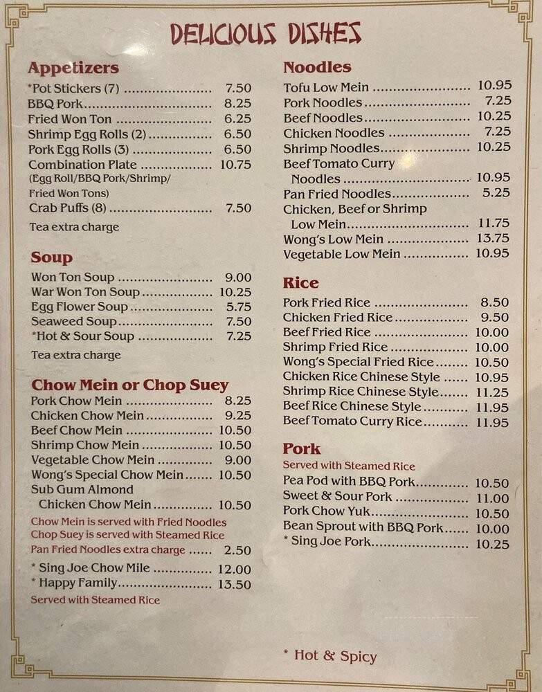 Wong's Cafe - Klamath Falls, OR