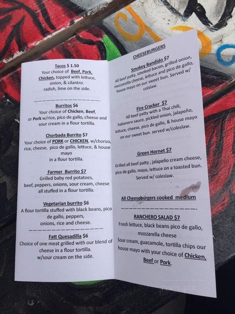 El Fat Cat Grill - Kennewick, WA menu_pic