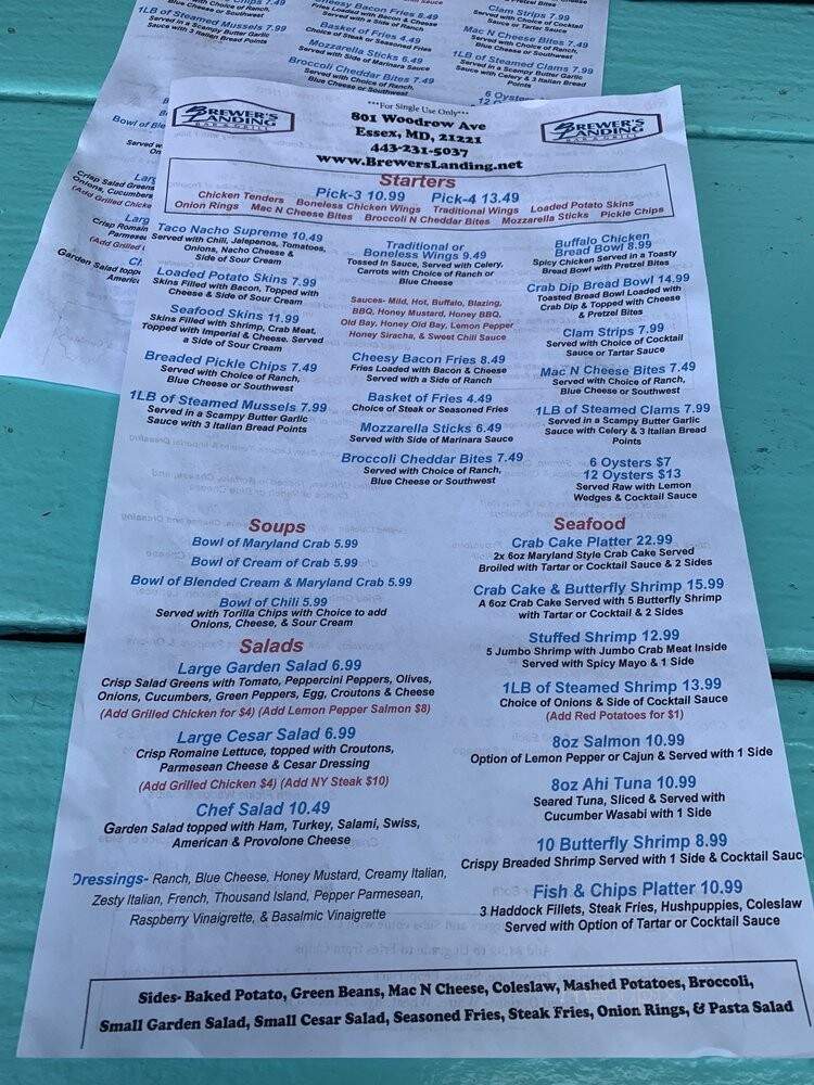 Brewers Landing Bar & Grill - Essex, MD