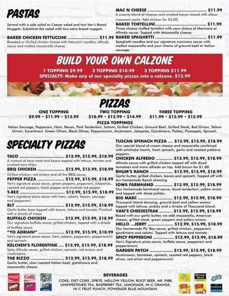 Van's Pizza Pub & Grill - Davenport, IA