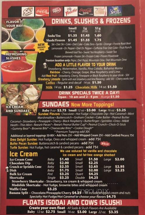 Dairy King - Breese, IL menu_pic