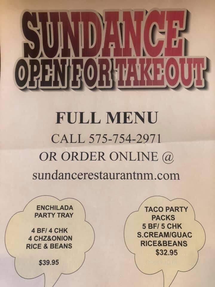 Sundance Mexican Restaurant - Red River, NM