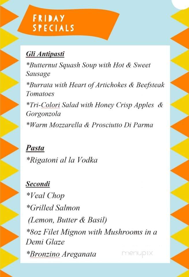 Marianacci Restaurant - Port Chester, NY menu_pic