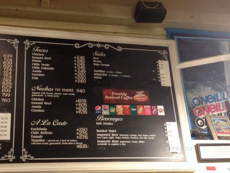 Olas Mex Grill - Camarillo, CA menu_pic