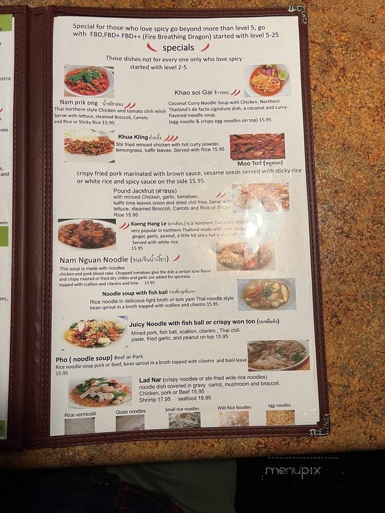 Numprik Thai Lao - Monroe, OH menu_pic