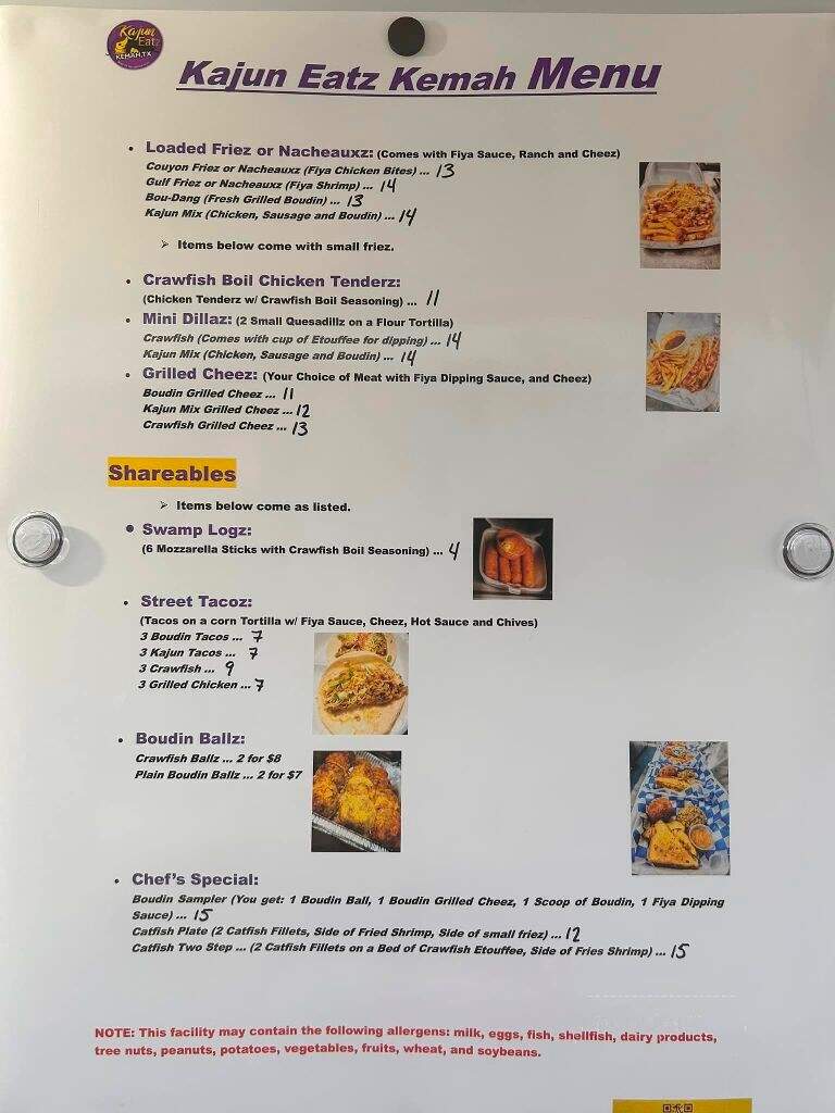 Bubble Jungle Beer Garden - Kemah, TX menu_pic