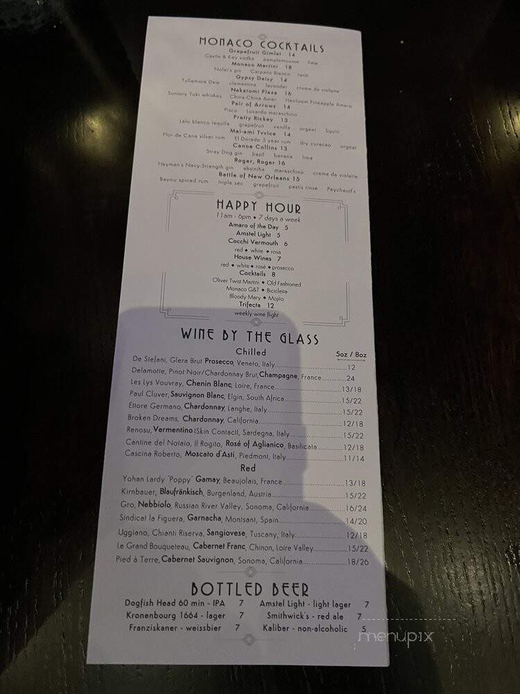 Monaco - Irving, TX menu_pic