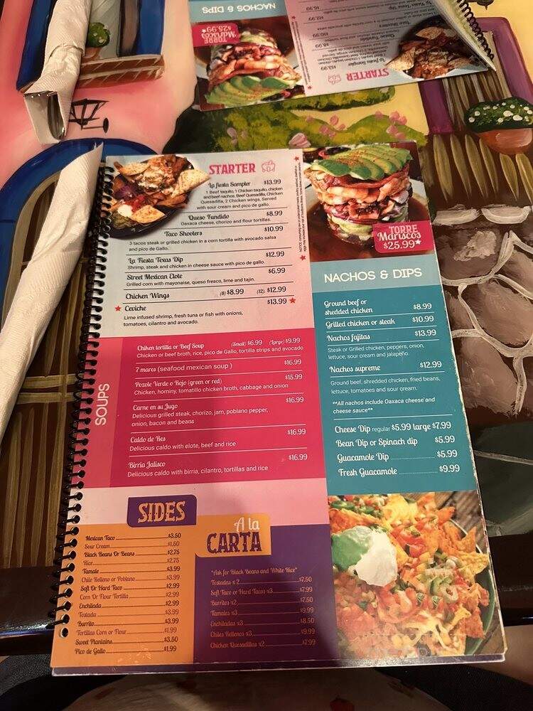La Fiesta Tacos and Tequila - Lake City, FL menu_pic