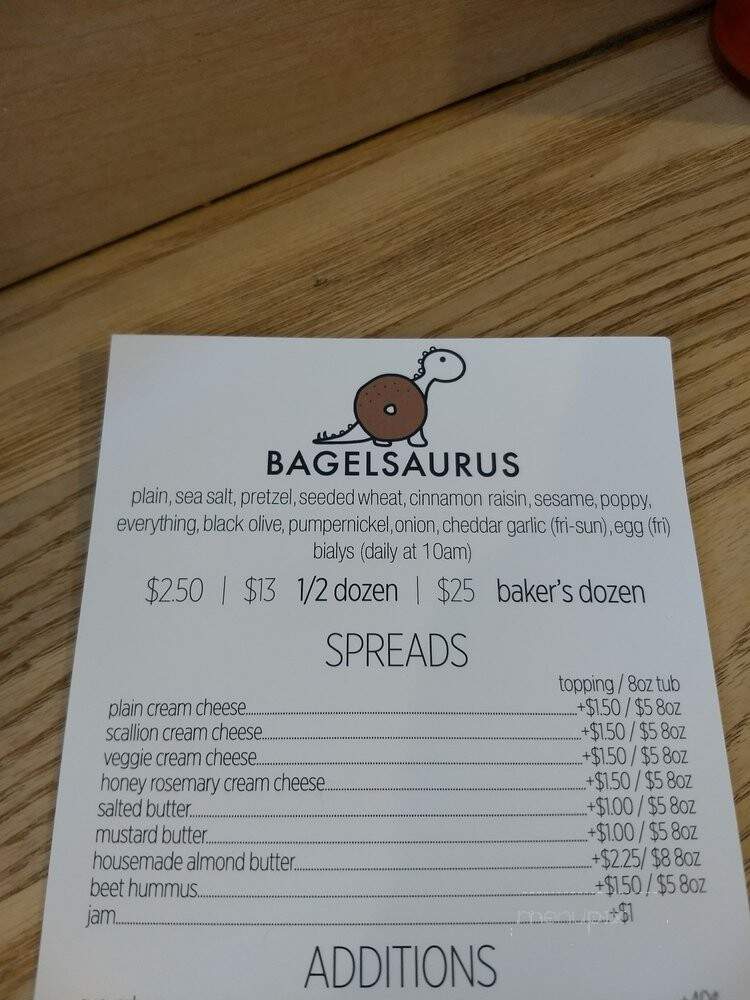 Bagelsaurus - Cambridge, MA