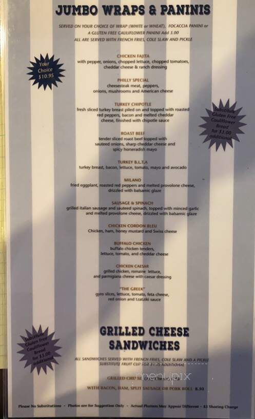 Monarch Diner - Glassboro, NJ menu_pic