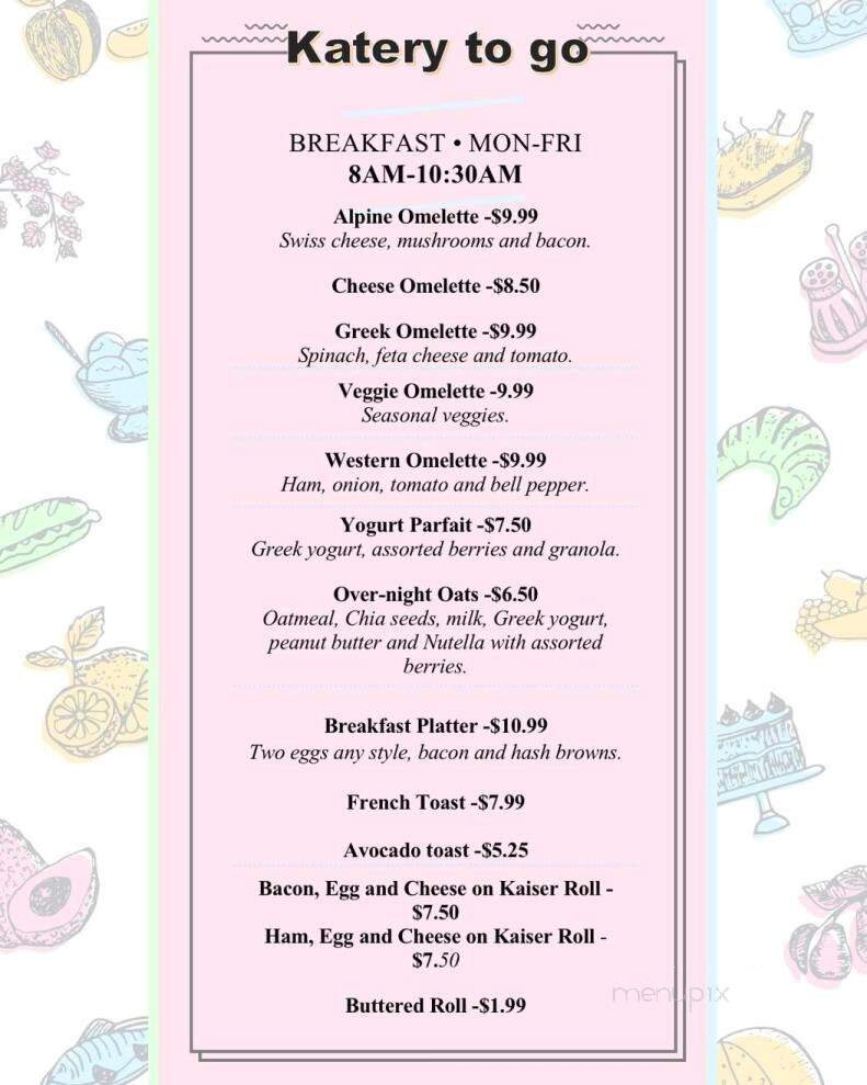 Katery To Go - Port Jervis, NY menu_pic