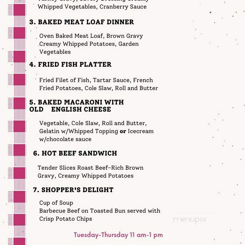 Drexell & Honeybee's - Brewton, AL menu_pic