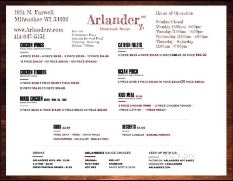Arlanderz Chicken Joint - Bedford, TX