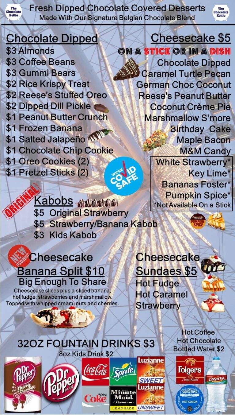 The Chocolate Kettle - Paris, TX menu_pic