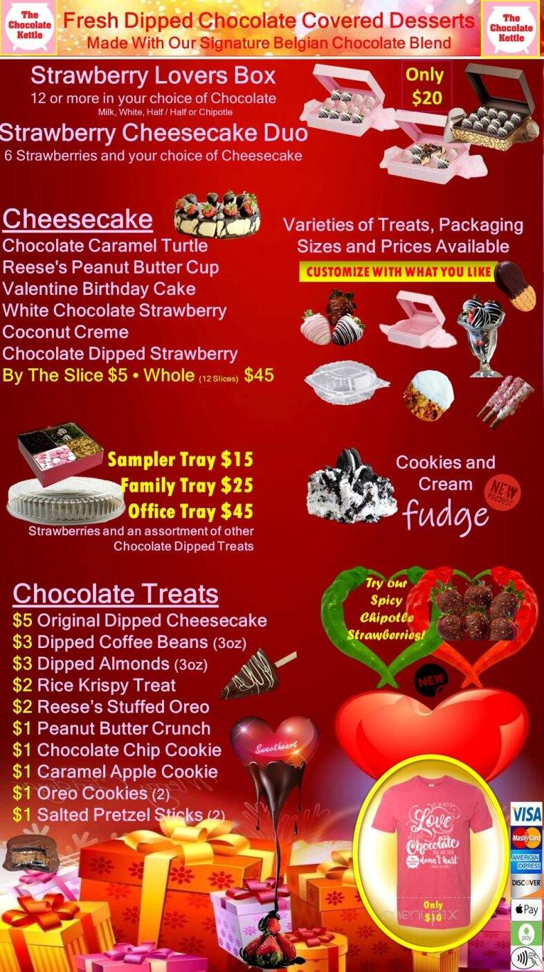 The Chocolate Kettle - Paris, TX menu_pic