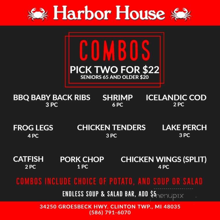 Harbor House Restaurant - Clinton Township, MI menu_pic