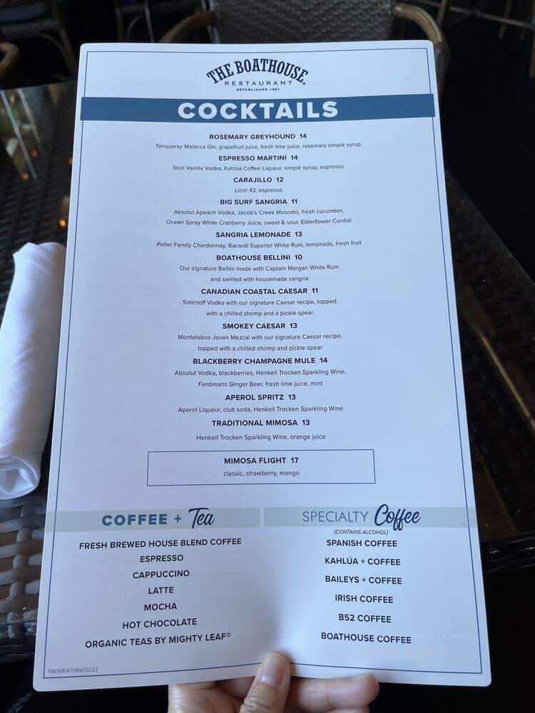 Boathouse Restaurant - Port Moody, BC menu_pic