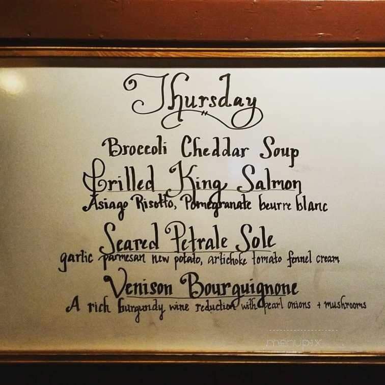 Mountain House Restaurant - Woodside, CA menu_pic