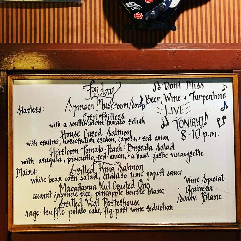 Mountain House Restaurant - Woodside, CA menu_pic
