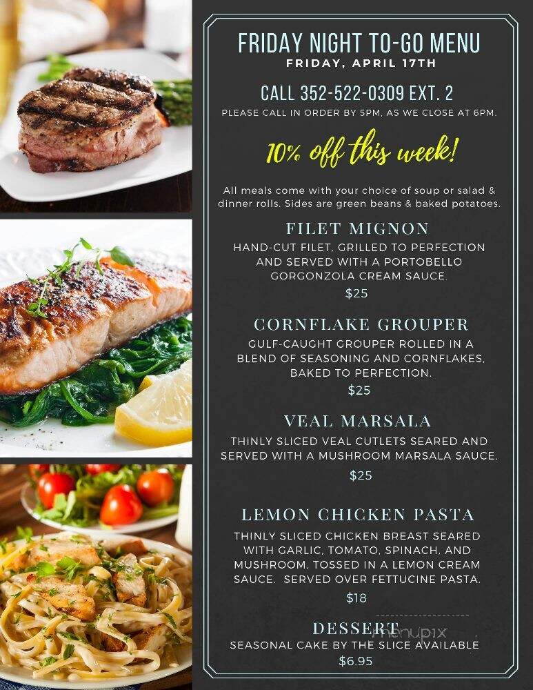 Juliette Falls - Dunnellon, FL menu_pic