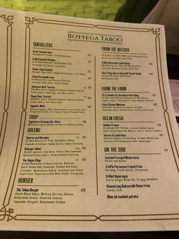 Bottega Taboo - Valley Village, CA