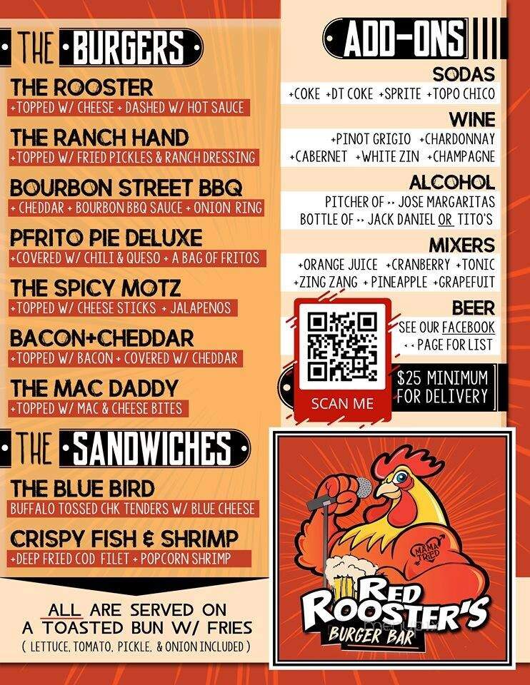 Red Rooster's - Pflugerville, TX menu_pic